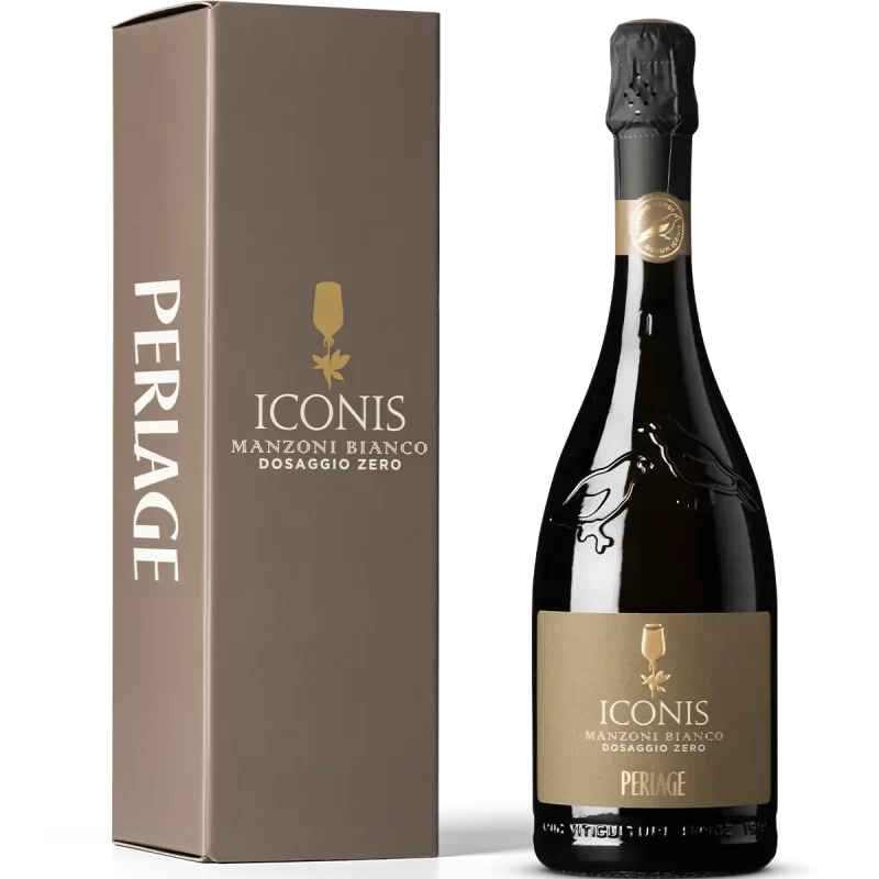 Vino biologico Iconis Manzoni Bianco Dosaggio Zero di Perlage, eccellenza vitivinicola.