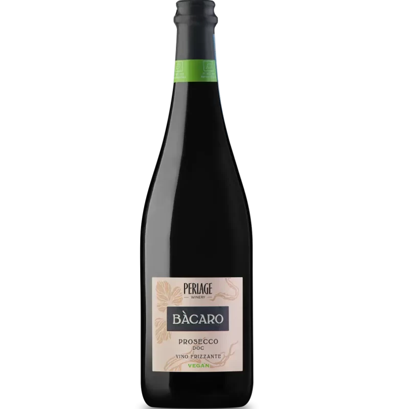 Prosecco DOC frizzante biologico Perlage, elegante scelta vegana di Conegliano Valdobbiadene.