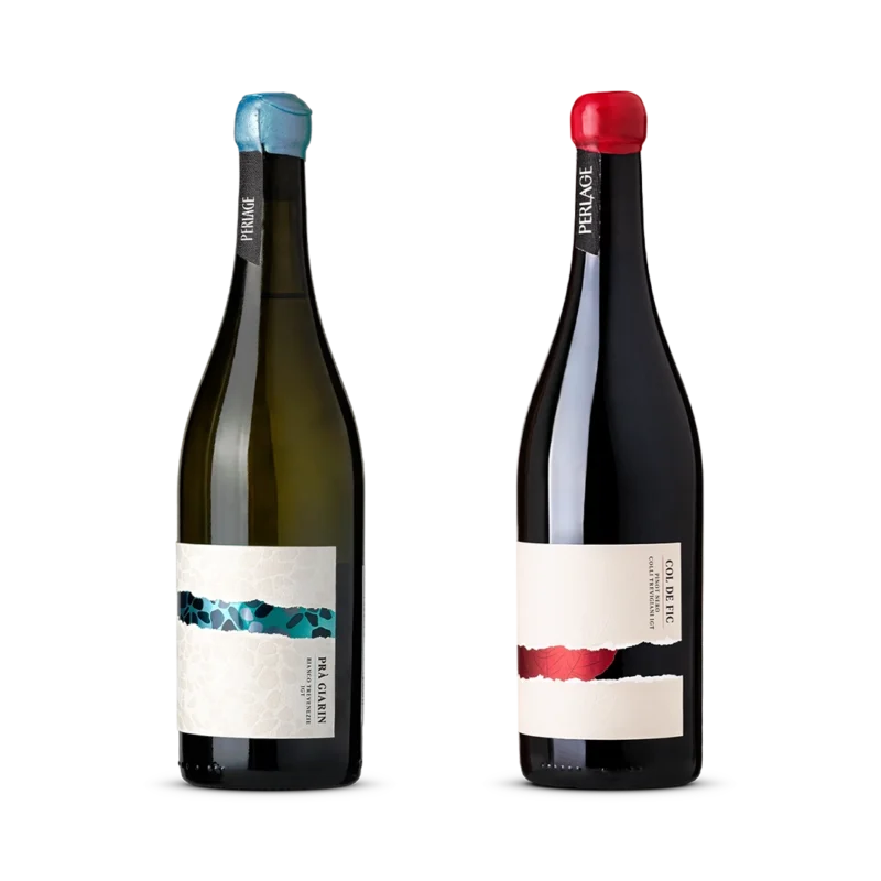 Bottiglie di vini biologici Perlage, Prosecco DOCG, eleganza da Conegliano Valdobbiadene.