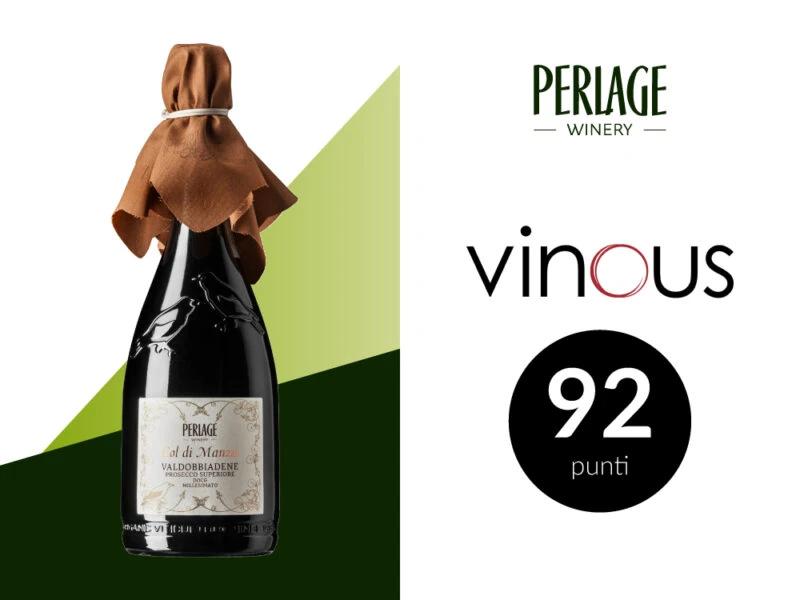perlage-v-come-vegani Perlage Prosecco DOCG biologico, Valdobbiadene superiore, premiato con 92 punti da Vinous.