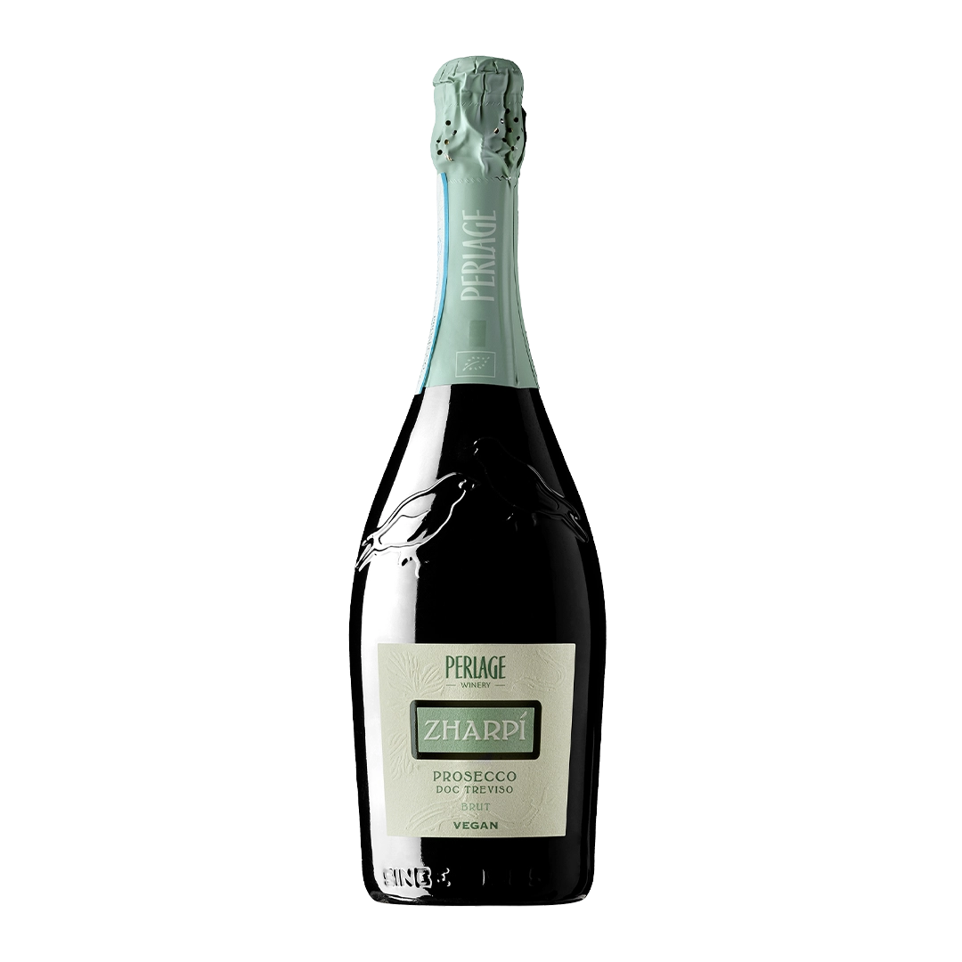 Bottiglia di Prosecco DOC Treviso Perlage, vino biologico e vegan dal gusto raffinato.